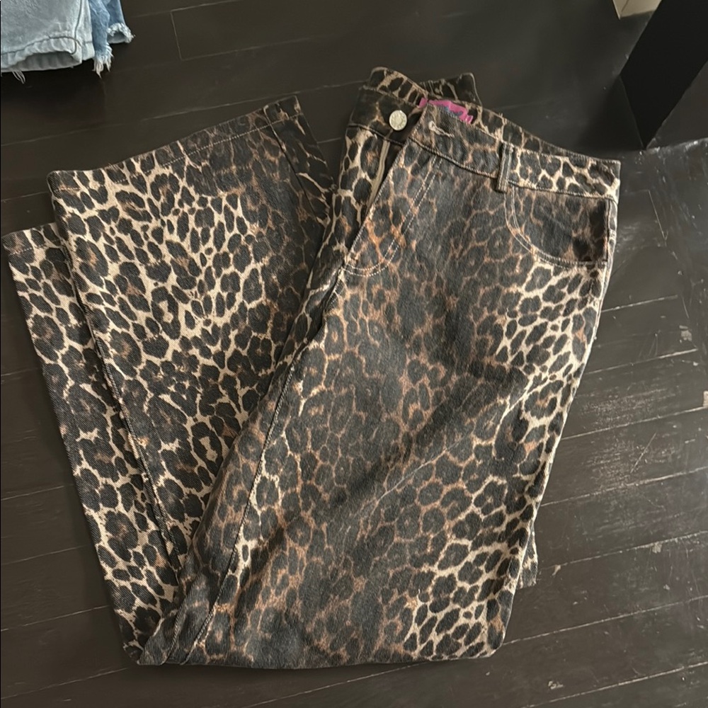 Edikted Animal Print Trousers